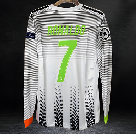Juventus FC 2019-20 4TH Long Sleeve Soccer Jersey RONALDO #7 Men’s