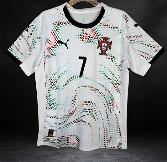 Portugal 2025 Away Soccer Jersey RONALDO #7 Men’s