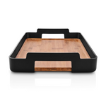 Serving tray with oak wood