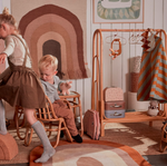 Tapestry in the colors of the rainbow