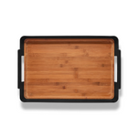 Serving tray with oak wood