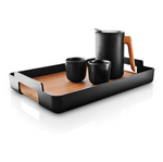 Serving tray with oak wood