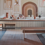 Tapestry in the colors of the rainbow