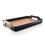 Serving tray with oak wood