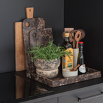 Decorative marble tray