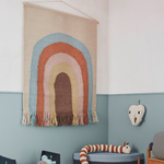 Tapestry in the colors of the rainbow