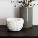 Marble bowl with hand motifs