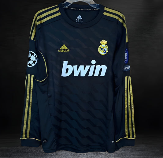 Real Madrid 2011-12 Away Long Sleeve Soccer Jersey OZIL #10 Men’s