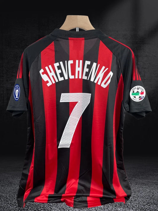 2002-03 AC Milan Home Jersey with Shevchenko #7